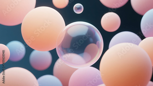 Colorful Abstract Egg Background
