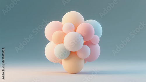 Colorful Abstract Egg Background