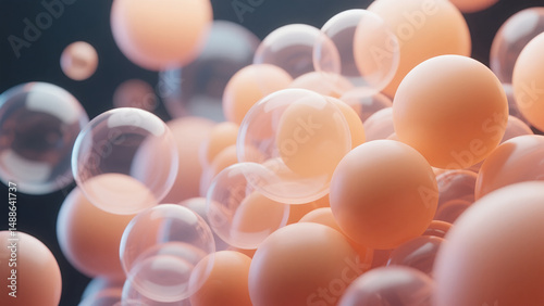 Colorful Abstract Egg Background