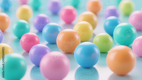 Colorful Abstract Egg Background
