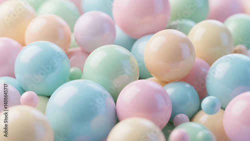 Colorful Abstract Egg Background