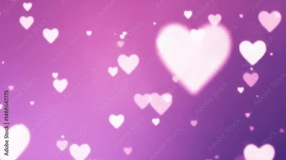 Heart background animation with pink and purple gradient for love and valentine's day videos Heart background animation with pink and purple gradient for love and valentine's day videos