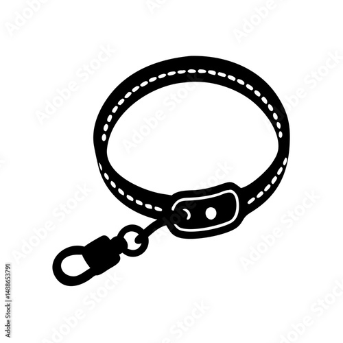Metal Chain Vector – Isolated Clipart on White Background

