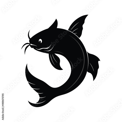 Catfish Silhouette.
