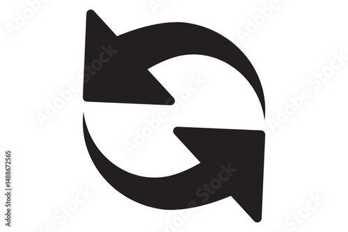 refresh arrow icon transparent. refresh sign PNG. reload, reset, icon. repeat, recycling sign. circular arrow icon vector. update icon. convert icon. replay, reboot sign in white background. EPS 10.