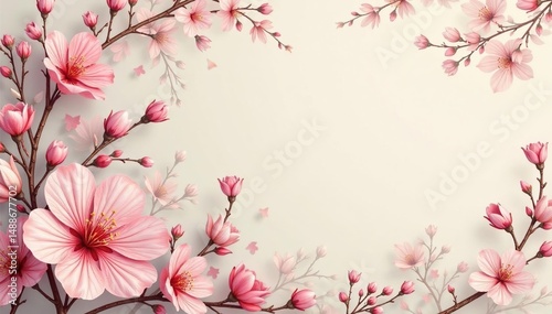 Subtle floral damask, delicate blossoms & vines, muted tones, graphics, shabby chic, surface