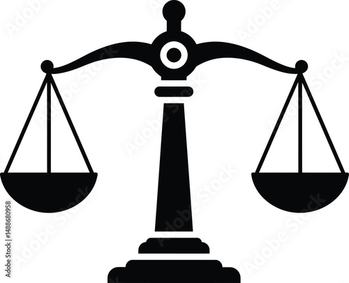 BlackWhiteScaleJusticeBalancedGavel

