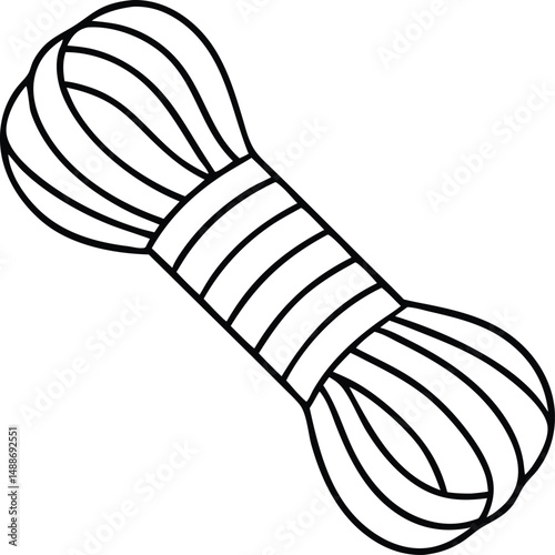 wool thread outline icon