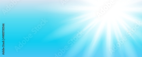 Bright Light Sunny Light sunny bright beam shining glowing lens sun luminous rays summer on sky summer winter spring autumn vector design isolated on color background yellow white blue