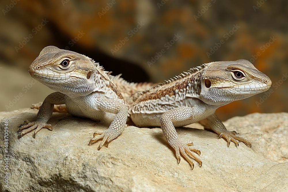 Fototapeta premium Small Monitor Lizard Close-Up