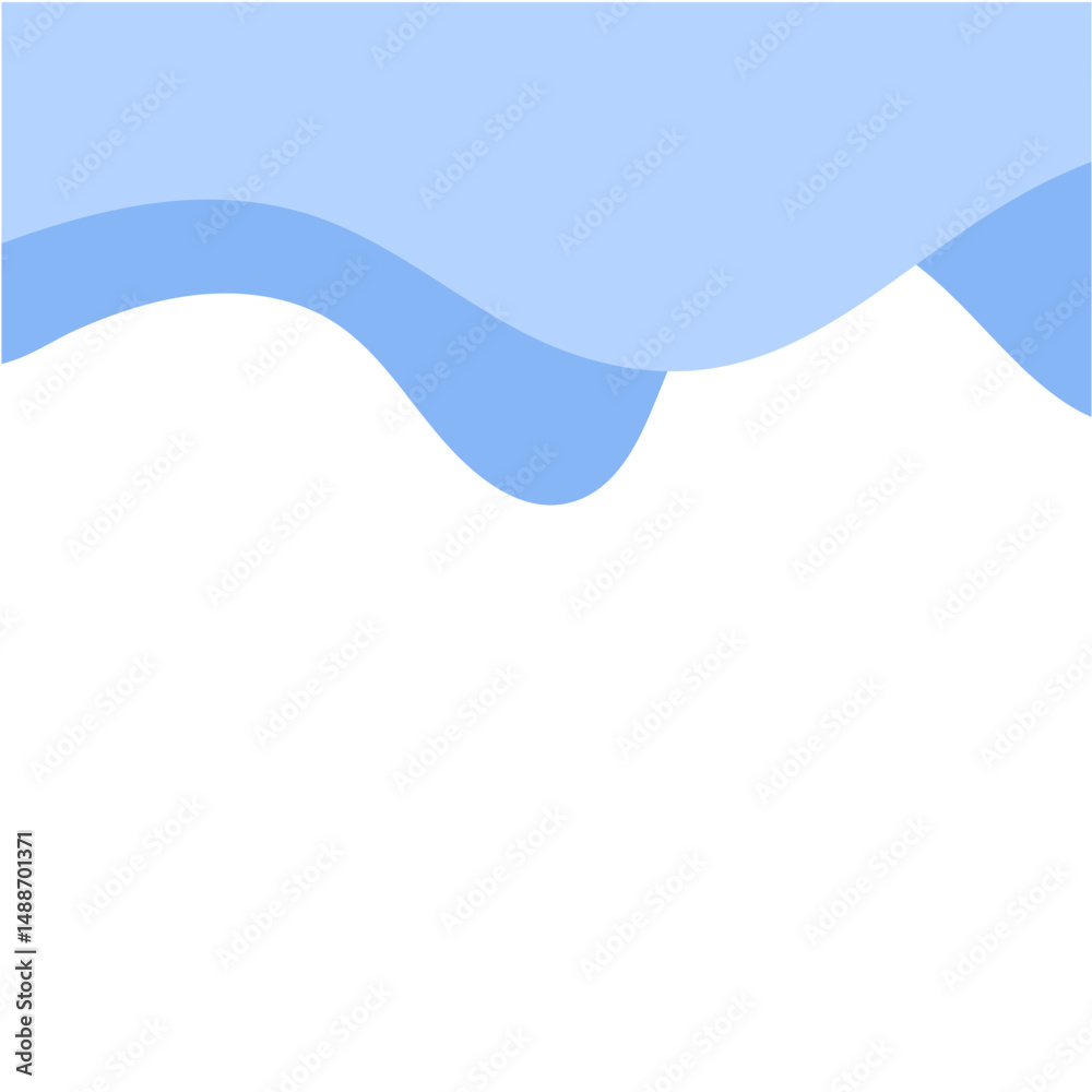 Blue Abstract Curve Corner Border Blue Abstract Curve Corner Border