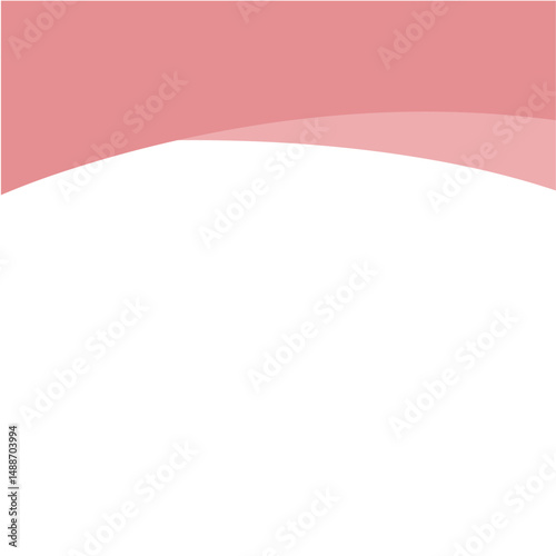 Wave Shape Corner Border. Vector illustration 