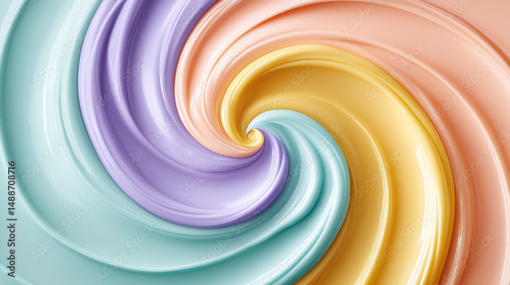 Pastel swirl abstract background
