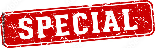 special rectangular sign. special stamp