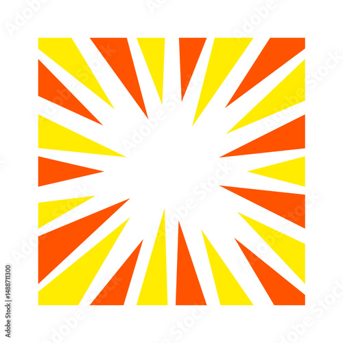 Pop art yellow comics book cartoon