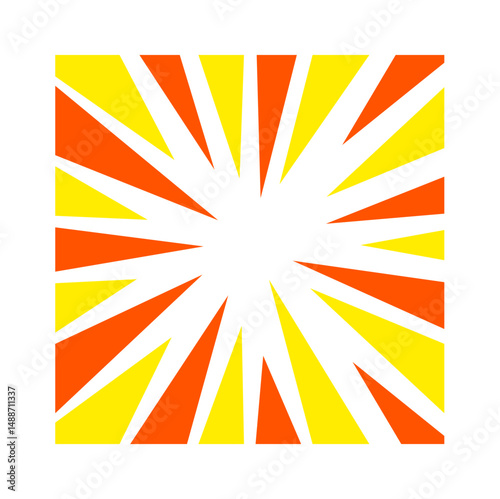 Pop art yellow comics book cartoon