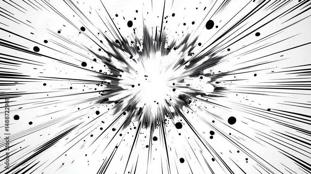 Obraz premium Featuring explosion icons and bursting effects, these starburst speech bubbles are great for comic book stickers and modern illustrations