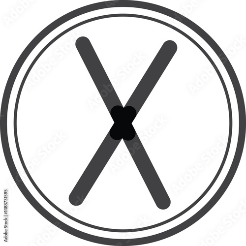 stop sign icon vector