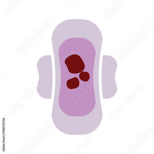 Sanitary napkin line icon, sanitary napkin vector icon.
