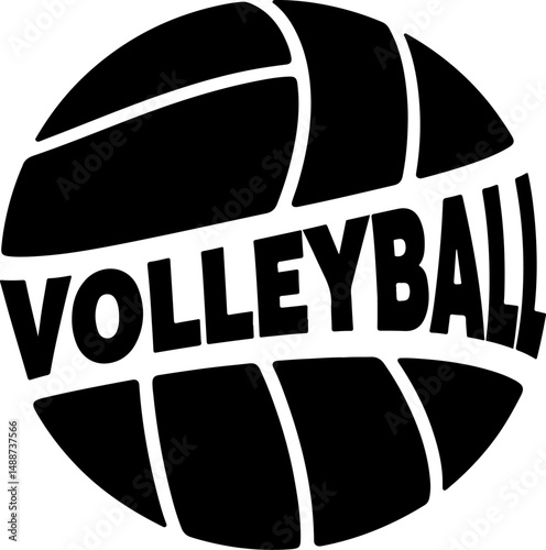 Volleyball Player Spiking Vector
