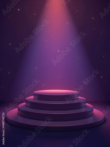 abstract background with red carpet