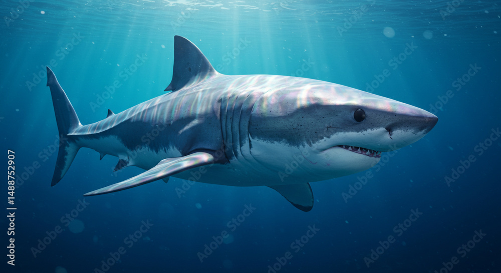 Fototapeta premium great white shark