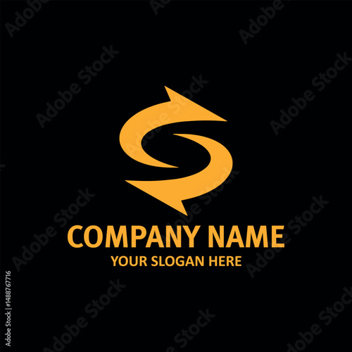 letter g and g text logo design vector