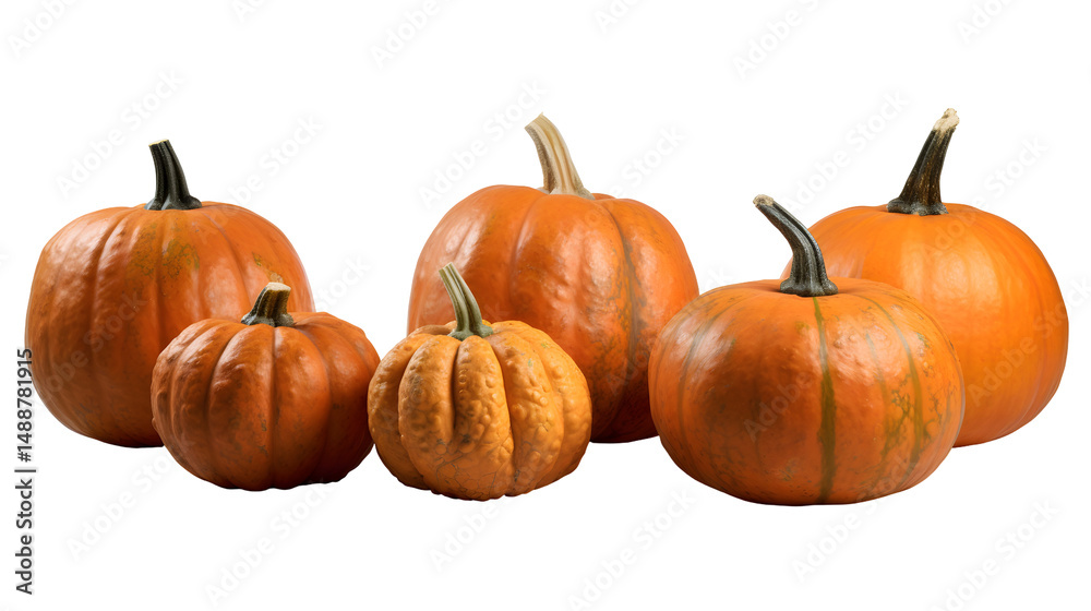 Obraz premium pumpkins transparent background png