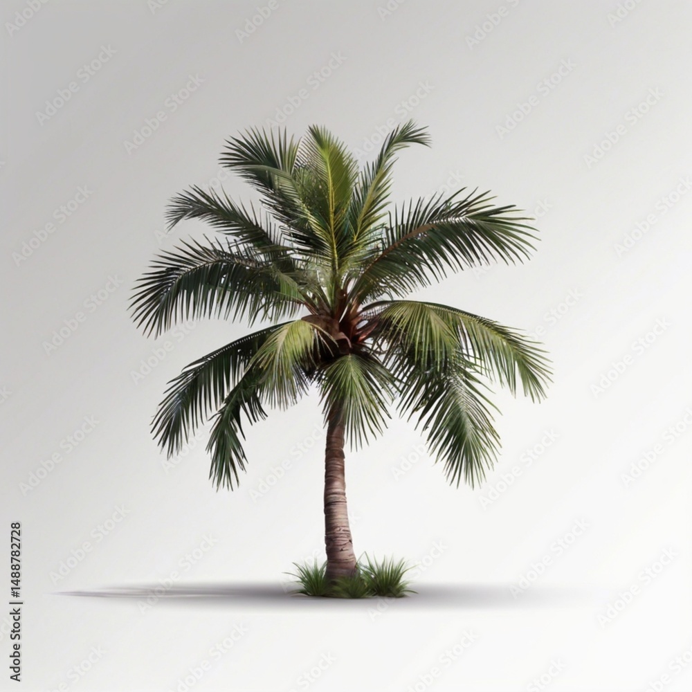 Obraz premium palm tree vector illustration