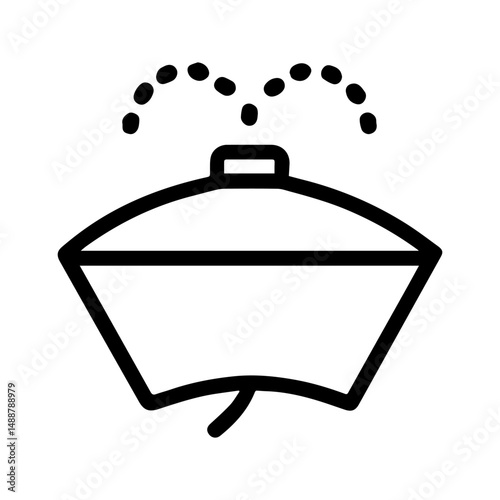 Windscreen washer icon on white background vector
Vector car icon