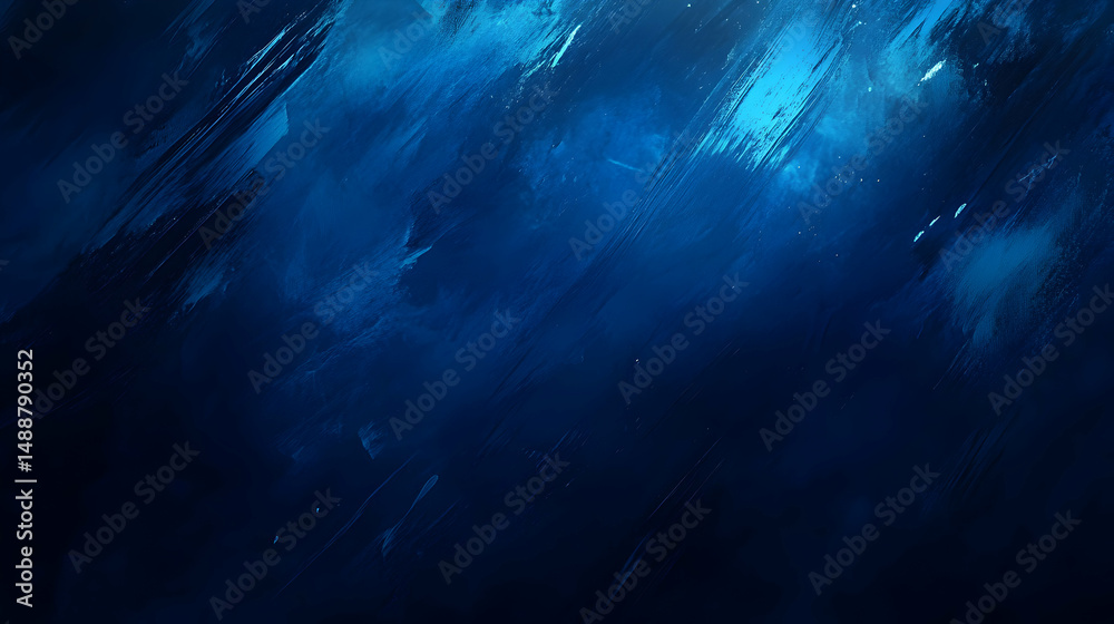 Obraz premium Abstract Dark Blue Background with Texture and Light Effects