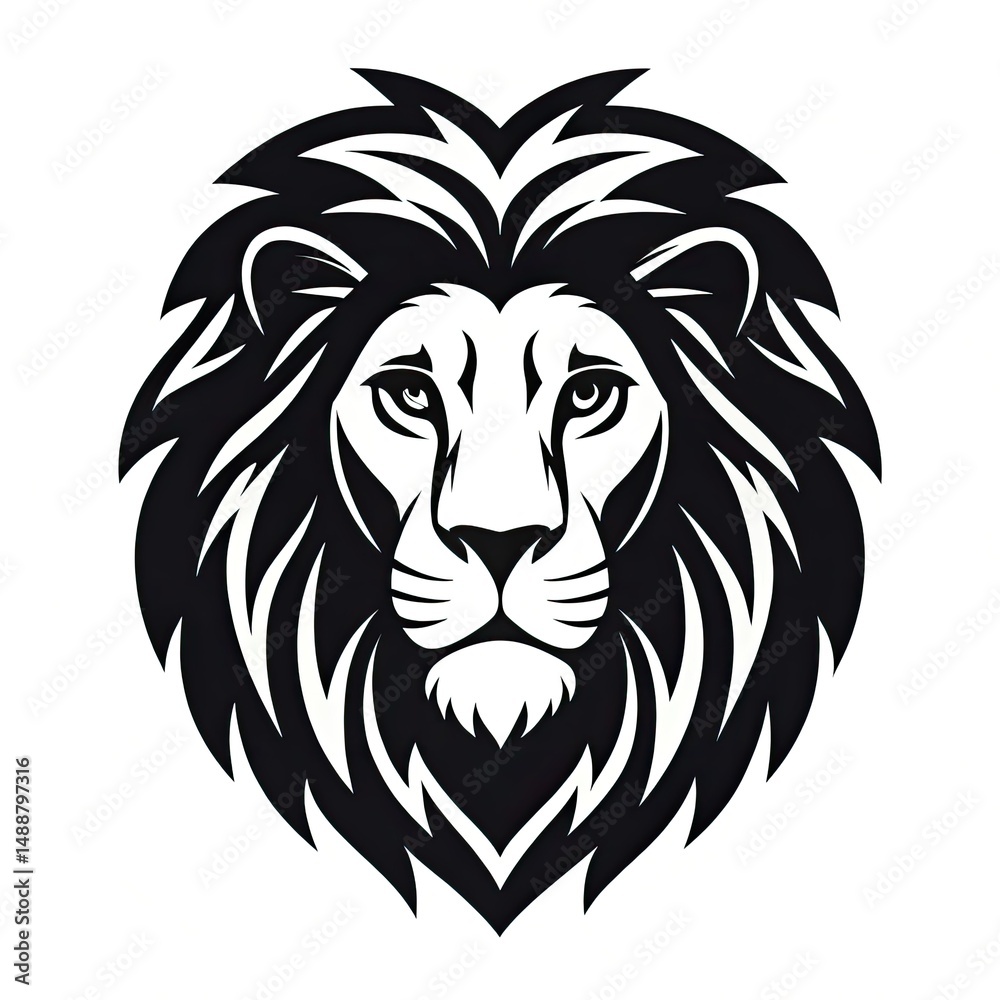 Obraz premium lion vector illustration