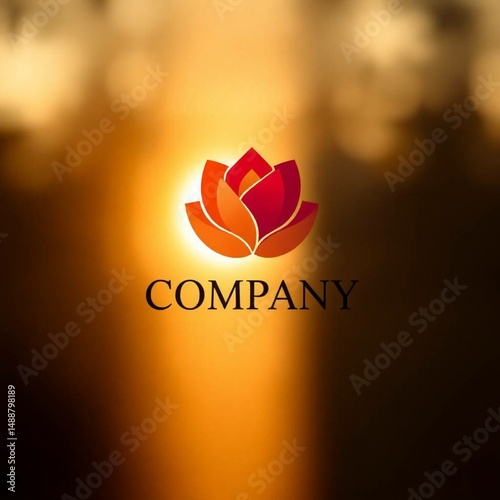 Logo mockup minimalist template
