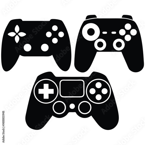vector-set-of-different-gaming-console-controllers.eps