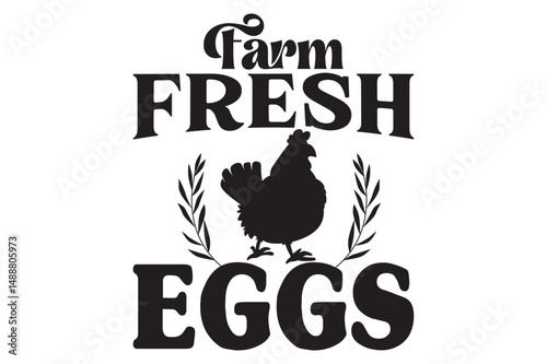 Farm Fresh Eggs,t-shirt design