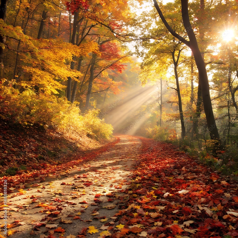 Obraz premium autumn in the forest