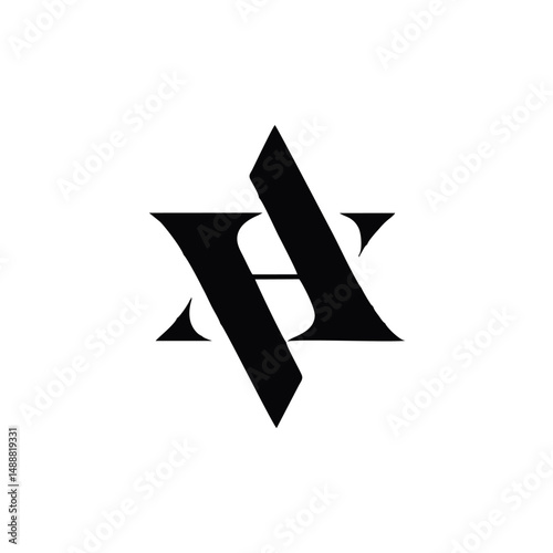 vector illustration of an AHV logo