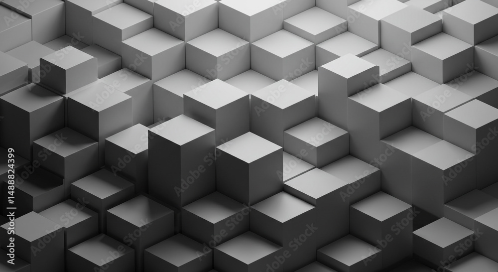 Abstract texture design abstract cubic background gray scale geometric shapes texture wallpaper design render illustration art blocks Abstract texture design abstract cubic background gray scale geometric shapes texture wallpaper design render illustration art blocks