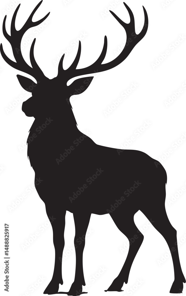 Fototapeta premium deer vector illustration