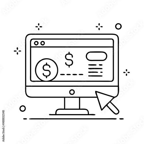 pay per click ppc icon, pay per click ppc vector illustration-simple illustration of pay per click ppc , perfect for pay per click ppc logos and icons