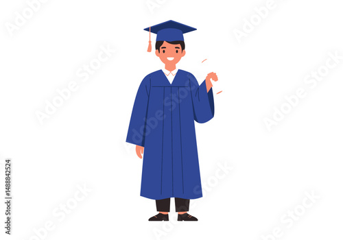 National Higher Education Day celebration, vector graphic