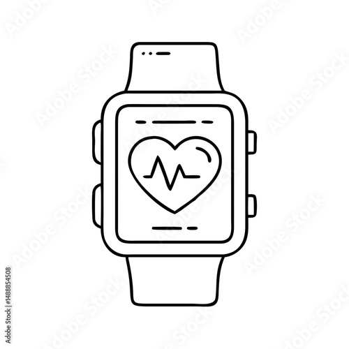 smartwatch icon, smartwatch vector illustration-simple illustration of smartwatch , perfect for smartwatch logos and icons