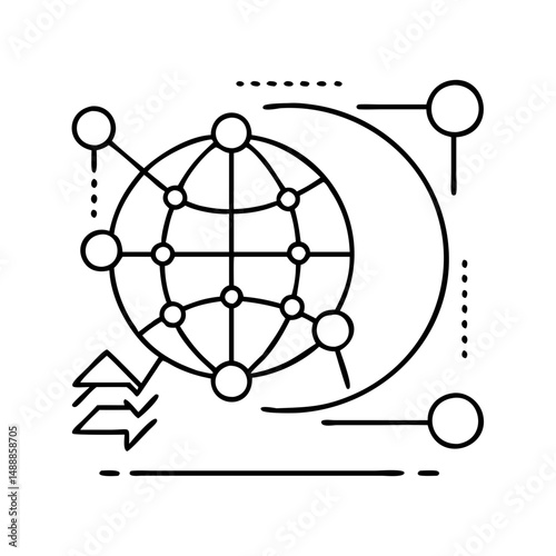 traceroute icon icon, traceroute icon vector illustration-simple illustration of traceroute icon , perfect for traceroute icon logos and icons