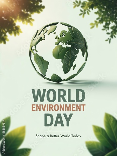 World Environment Day social media post global awareness healthy planet go green earth care