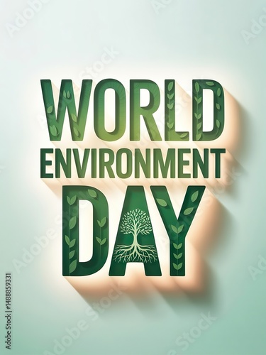 World Environment Day social media post sustainable future go green save nature healthy planet