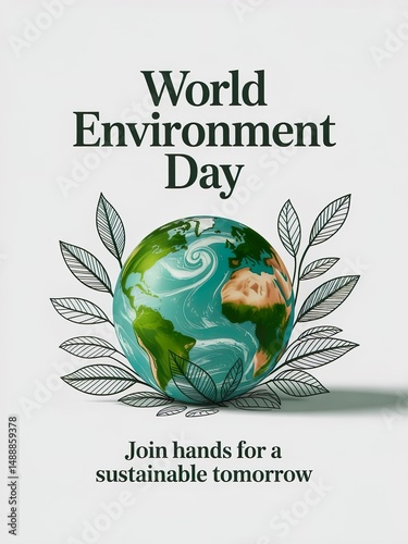 World Environment Day social media post, clean energy eco-friendly