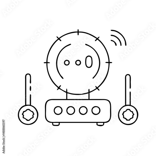 wan icon icon, wan icon vector illustration-simple illustration of wan icon , perfect for wan icon logos and icons