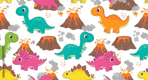 seamless pattern with birds