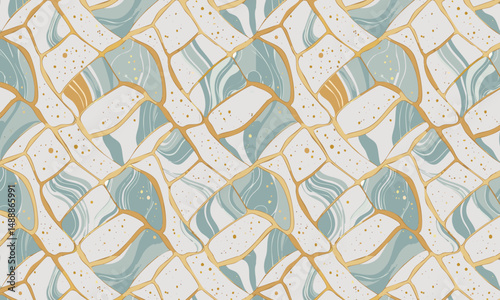 Luxury Gold Embellished Pattern Collection - Seamless Designs