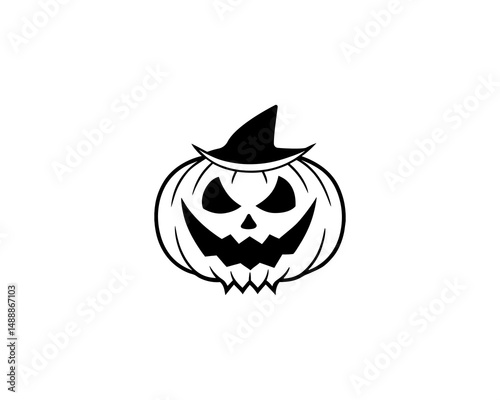 Halloween Cartoon Vector Dracula, Scary Pumpkins, Vampire Faces, Bats and Spooky Symbols.
